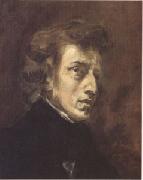 Eugene Delacroix Frederic Chopin (mk05) oil on canvas